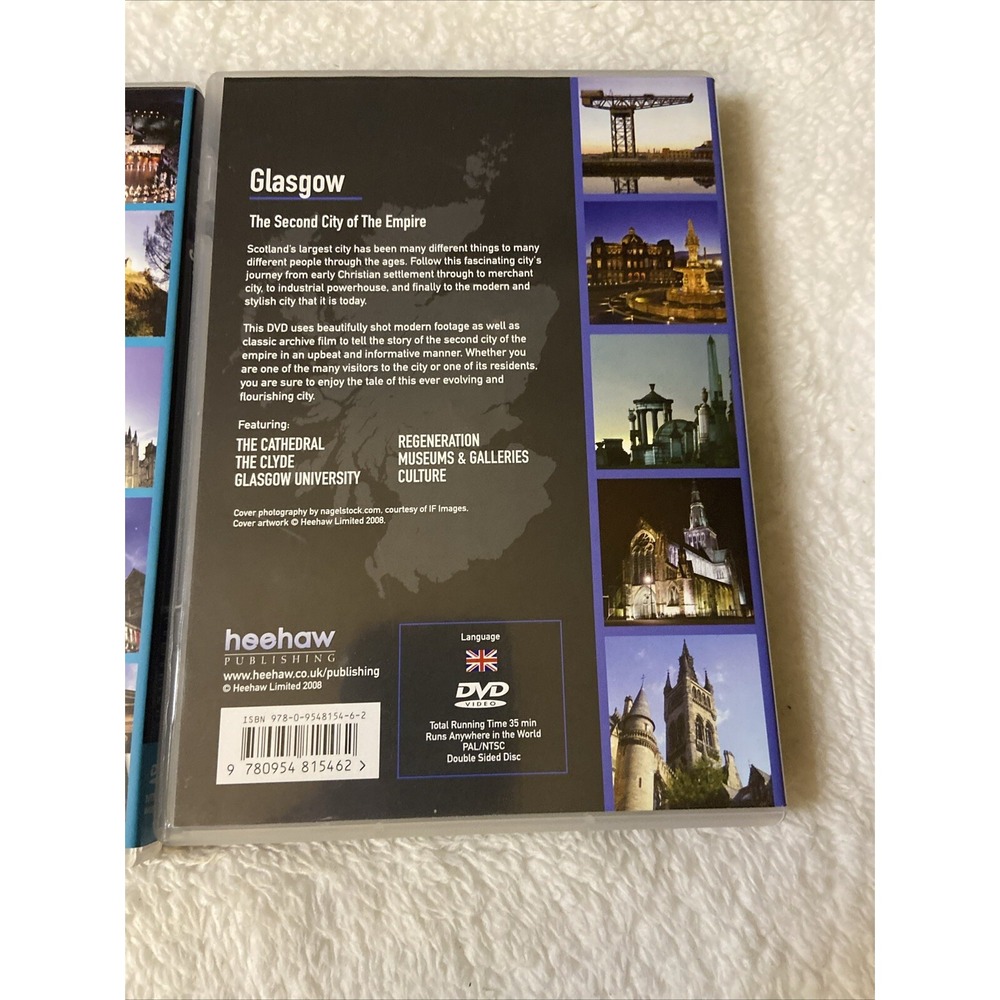 Edinburgh Capital Of The‎ North & Glasgow Dvd City Your History Lot Of 2 Travel - Picture 5 of 15